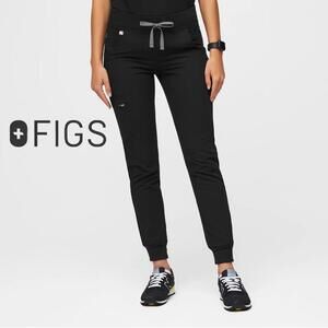 FIGS Zamora Jogger Scrub Pants Black Size Extra Large